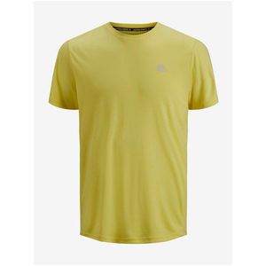 Žlté pánske tričko Jack & Jones Connor vyobraziť