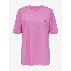 Ružové oversize tričko ONLY Lula vyobraziť