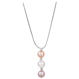 JwL Luxury Pearls Jemný náhrdelník s perlou a zirkónmi JL0425 (retiazka, prívesok) vyobraziť