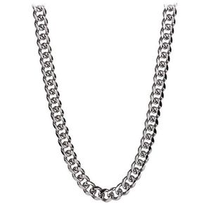 Troli Masívny oceľový náhrdelník KN-001 Silver vyobraziť