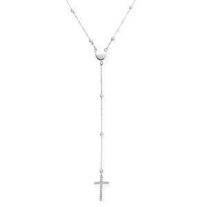 Amen Originálne strieborný náhrdelník so zirkónmi Love CLHCRZB vyobraziť