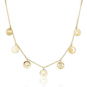 Brosway Pozlátený náhrdelník s kryštálmi Chant BAH02 vyobraziť