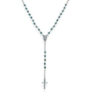 Amen Originálne strieborný náhrdelník Blue Crystals CROBP4 vyobraziť
