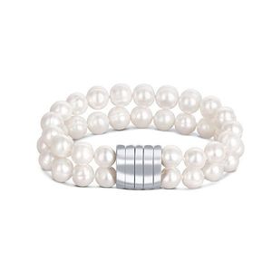 JwL Luxury Pearls Dvojitý náramok z pravých bielych perál JL0598 vyobraziť