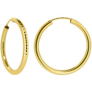 Brilio Dámske náušnice kruhy zo žltého zlata P005.750132515.75 2 cm vyobraziť