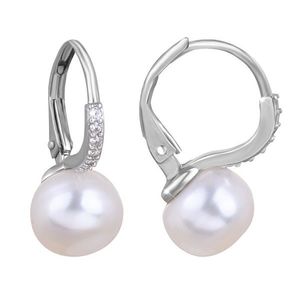 JVD Pôvabné perlové náušnice so zirkónmi SVLE0874XH2P100 vyobraziť