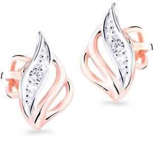 Cutie Jewellery Luxusné zlaté náušnice s trblietavými zirkónmi Z8024-30-10-X-4 vyobraziť