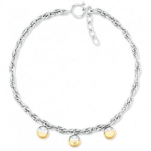 Tommy Hilfiger Štýlový bicolor náhrdelník s príveskami 2780486 vyobraziť