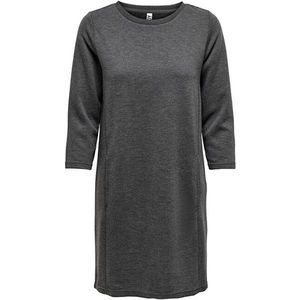 Jacqueline de Yong Dámske šaty JDYSAGA Regular Fit 15155455 Dark Grey Melange S vyobraziť