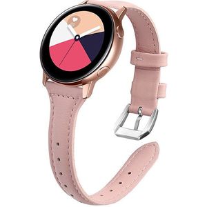 4wrist Slim kožený řemínek pro Samsung Galaxy Watch - Pink 20 mm vyobraziť