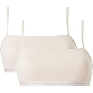 Calvin Klein 2 PACK - dámska podprsenka Bralette CK One PLUS SIZE QF6814E-W5I 3XL vyobraziť