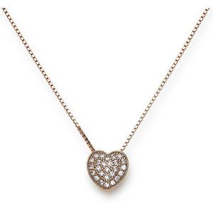 Amen Originálne pozlátený náhrdelník so zirkónmi Love CLPHR vyobraziť