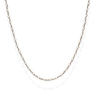 Amen Pozlátený náhrdelník s perličkami Romance CLRP45 vyobraziť