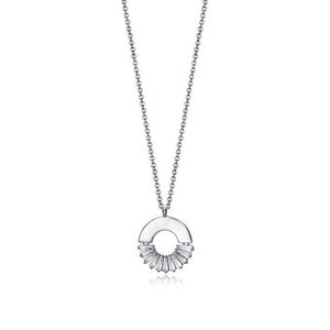 Viceroy Strieborný náhrdelník sa trblietavým kruhovým príveskom 15109C000-38 vyobraziť