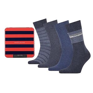 Tommy Hilfiger 4 PACK - pánske ponožky 701210548 Jeans 39-42 vyobraziť