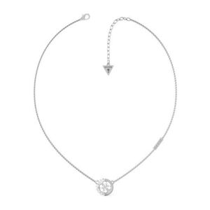 Guess Luxusné oceľový náhrdelník s kryštálmi Pure Light JUBN01106JWRH vyobraziť
