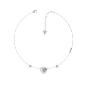 Guess Romantický oceľový náhrdelník That`s Amore JUBN01065JWRH vyobraziť