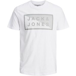 Jack&Jones Pánske tričko JCOSHAWN Regular Fit 12185035 White M vyobraziť