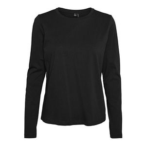 Vero Moda Dámske tričko VMPAULA Regular Fit 10250718 Black S vyobraziť