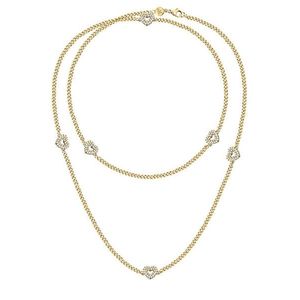 Morellato Elegantný pozlátený náhrdelník so srdiečkami Incontri SAUQ03 vyobraziť