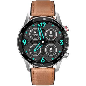 Wotchi Smartwatch WO95BNL - Brown Leather vyobraziť