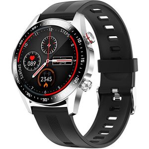 Wotchi Smartwatch WO21SBS - Silver+Black Silicon vyobraziť