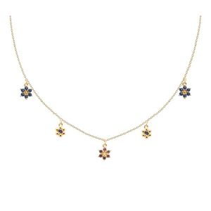 PDPAOLA Pozlátený kvetinkový náhrdelník pre matku i dcéru LES Filles Gold CO01-237-U vyobraziť