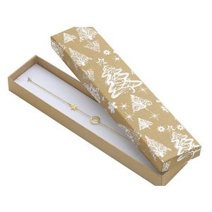 JK Box Vianočná darčeková papierová krabička KX-9 / AG vyobraziť
