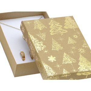JK Box Vianočná darčeková papierová krabička KX-8 / AU vyobraziť