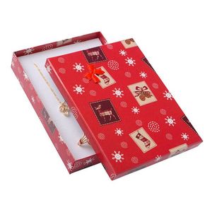 JK Box Vianočná darčeková papierová krabička XK-10 / A7 vyobraziť