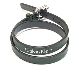 Calvin Klein Dvojitý tmavo zelený kožený náramok Adventure KJ5NGB79020 38 cm vyobraziť