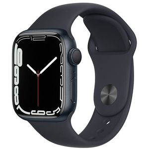 Apple Apple Watch Series 7 GPS 41mm Midnight, Midnight Sport vyobraziť