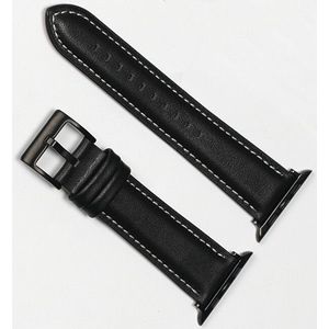 4wrist Kožený řemínek pro Apple Watch - Černá 42/44 mm vyobraziť