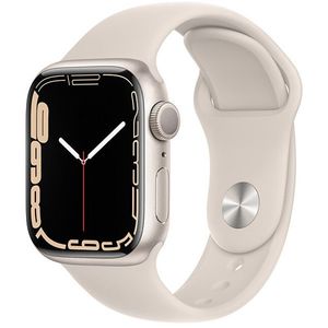 Apple Apple Watch Series 7 GPS 41mm Starlight, Starlight Sport vyobraziť