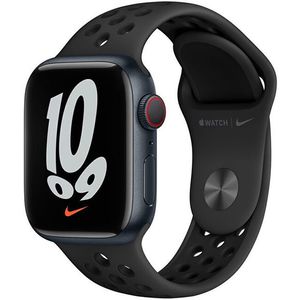 Apple Apple Watch Series Nike 7 GPS 41mm Midnight Anthracite, Black Nike Sport Band vyobraziť