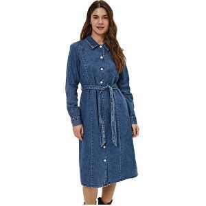 Vero Moda Dámske šaty VMPINA 10256355 Medium Blue Denim S vyobraziť