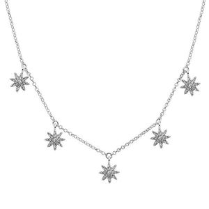 Brilio Silver Trblietavý strieborný náhrdelník s čírymi zirkónmi NCL14W vyobraziť
