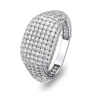 Brilio Silver Luxusný strieborný prsteň so zirkónmi RI019W 52 mm vyobraziť