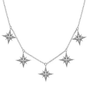 Brilio Silver Originálne strieborný náhrdelník s čírymi zirkónmi NCL15W vyobraziť
