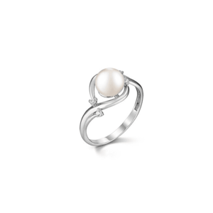 JVD Elegantný strieborný prsteň s pravou sladkovodné perlou SVLR0431XH2P1 52 mm vyobraziť