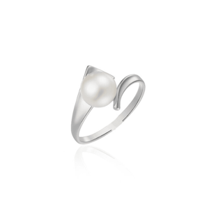 JVD Jemný strieborný prsteň s pravou sladkovodné perlou SVLR0432XH2P1 52 mm vyobraziť
