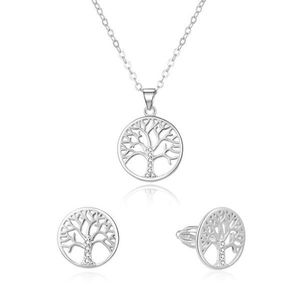 Beneto Strieborná súprava šperkov strom života AGSET214R (náhrdelník, náušnice) vyobraziť