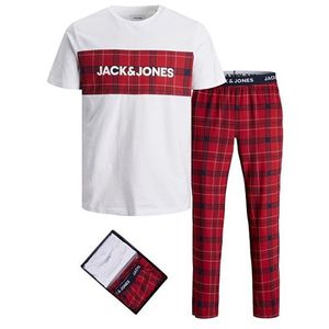 Jack&Jones Pánske pyžamo JACTRAIN 12198200 Scarlet Sage S vyobraziť