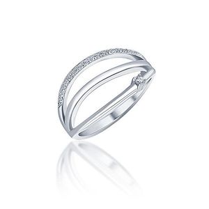 JVD Elegantný strieborný prsteň so zirkónmi SVLR0393XH2BI 52 mm vyobraziť