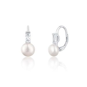 JwL Luxury Pearls Pôvabné strieborné náušnice s pravými perlami JL0716 vyobraziť