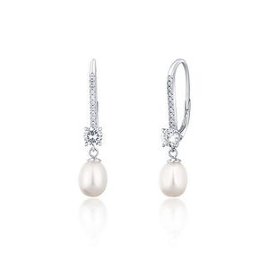 JwL Luxury Pearls Luxusné strieborné náušnice s pravými perlami JL0717 vyobraziť