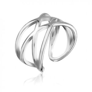 Emily Westwood Štýlový otvorený oceľový prsteň WR1031S vyobraziť
