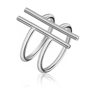 Emily Westwood Dizajnový otvorený oceľový prsteň WR1033S vyobraziť