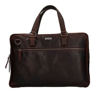Lagen Pánska kožená taška na notebook blc/4422/21 brown vyobraziť