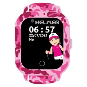 Helmer Chytré dotykové hodinky s GPS lokátorem a fotoaparátem - LK 710 4G růžové vyobraziť